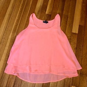 Neon pink/orange tank